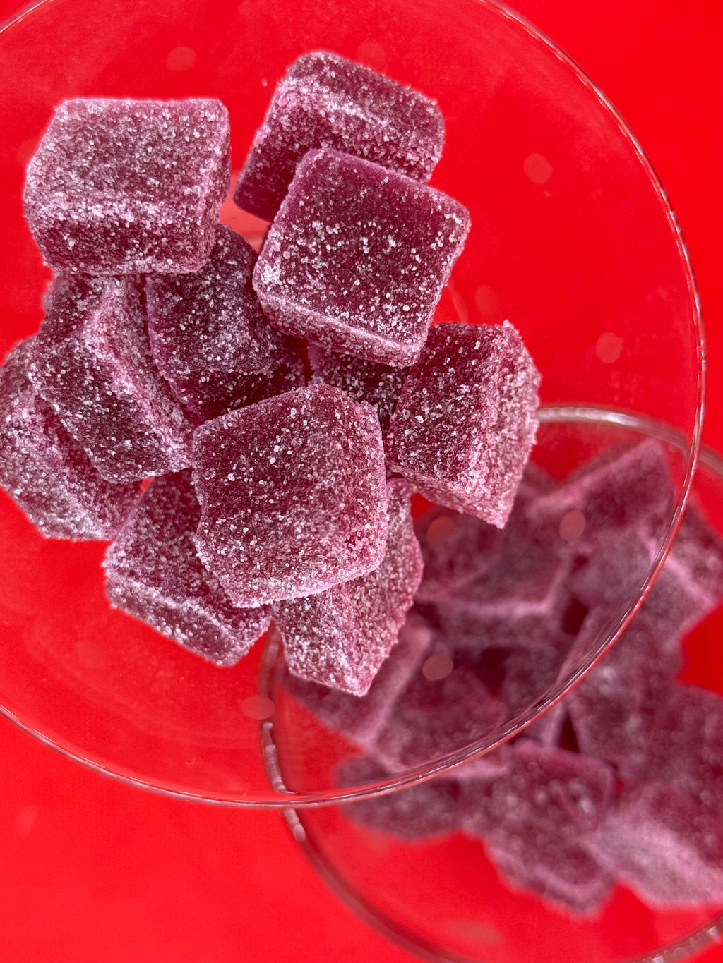 settle in cherry pop hemp-derived THC gummies with fresh cherries