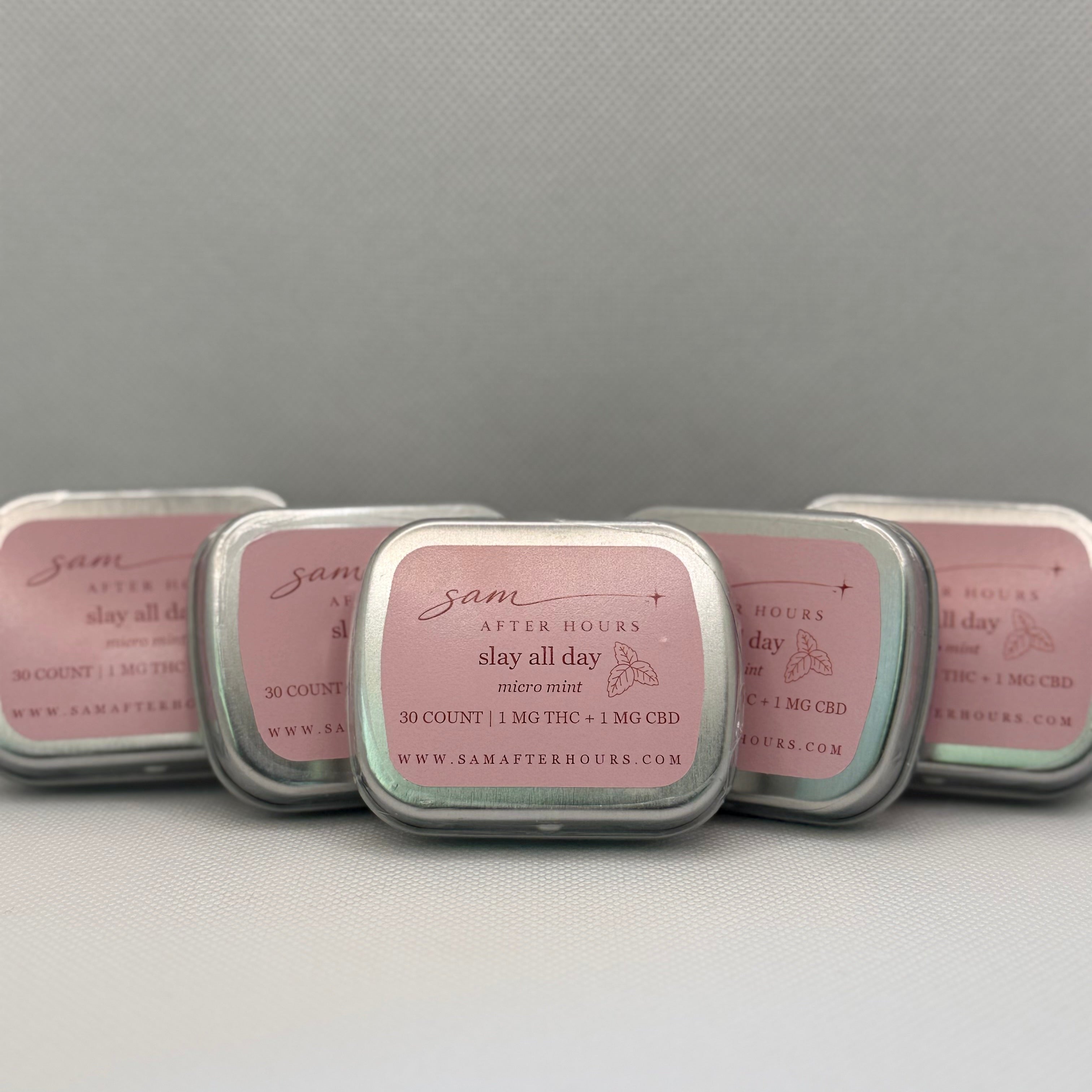 slay all day bridesmaid bachelorette mico mint infused 5 pack