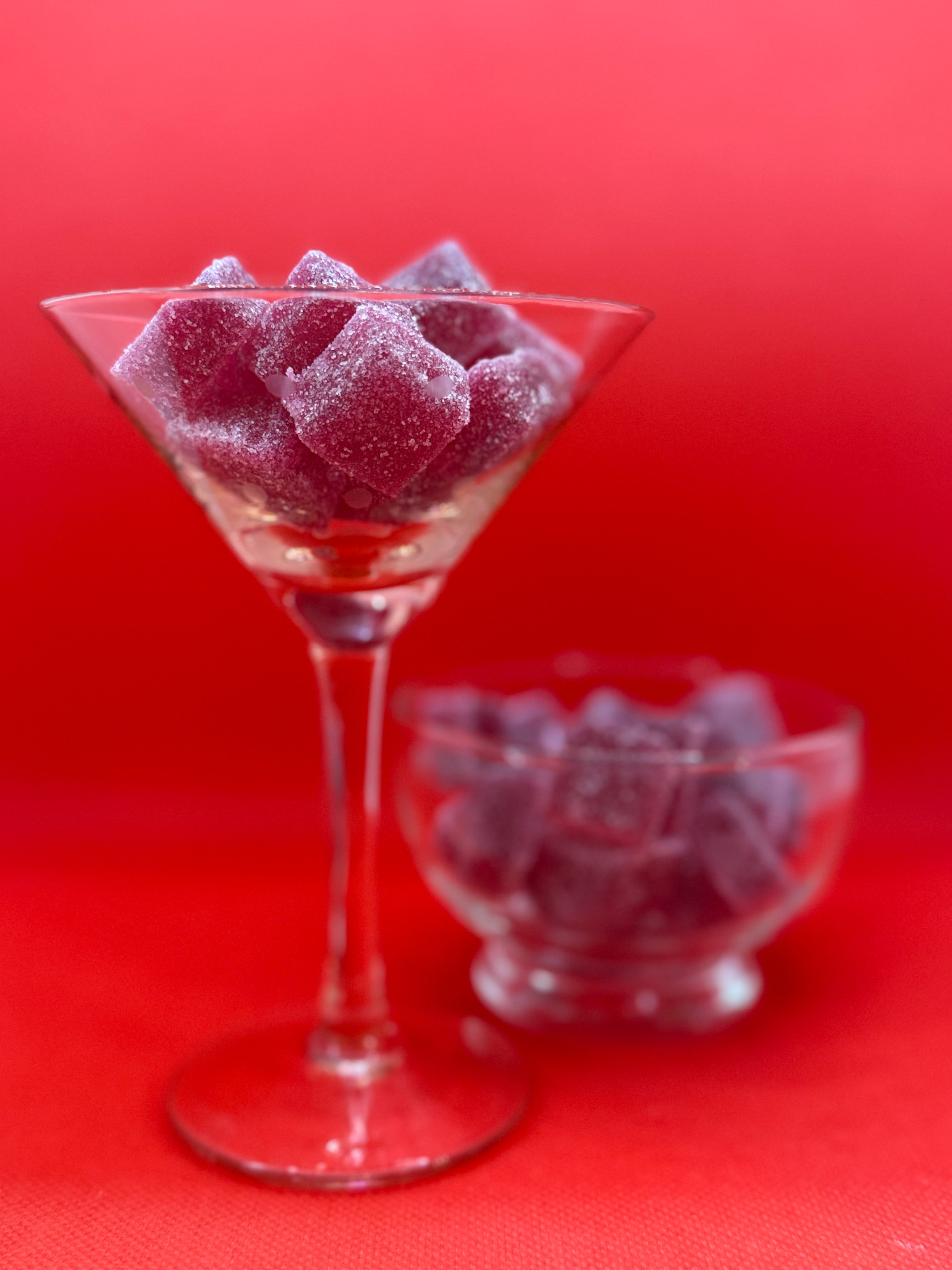cherry hemp derived THC CBD gummies